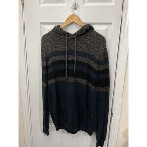 Urban Pipeline Striped Knit Hoodie - XL